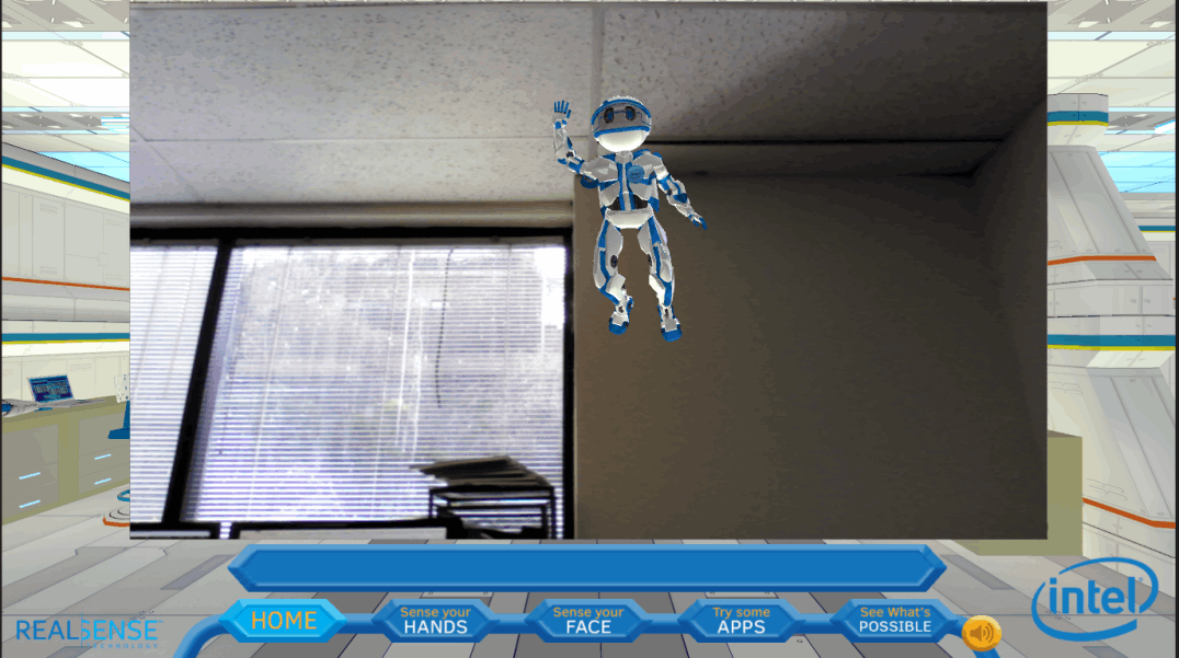 Intel RealSense Main Screen